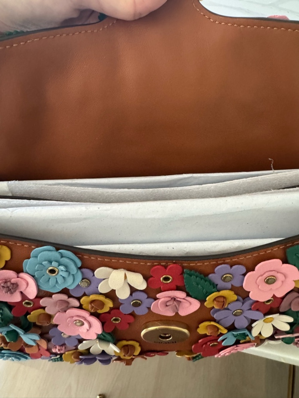 Coach tabby 26 floral applique - Picture 3 of 4